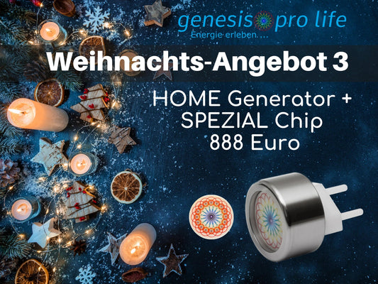 Weihnachtsangebot 3 - HOME Generator + SPEZIAL Chip - Mein Shop genesis pro life